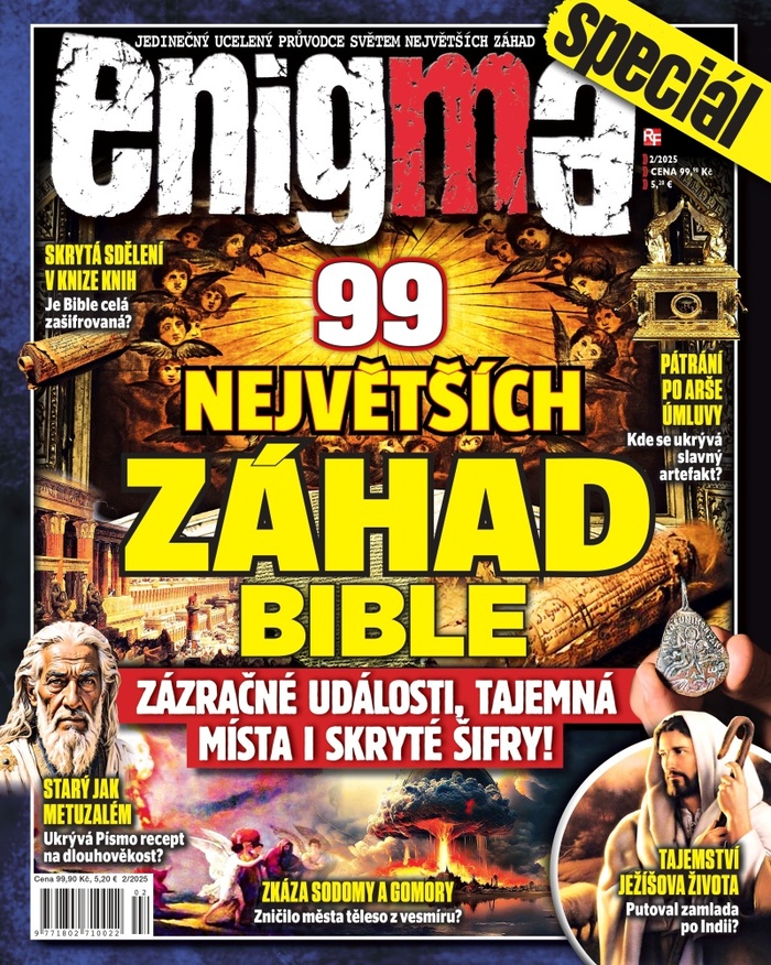 titulní strana časopisu ENIGMA Speciál a jeho předplatné