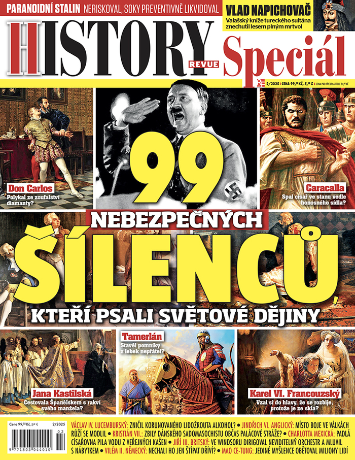 titulní strana časopisu History Speciál a jeho předplatné