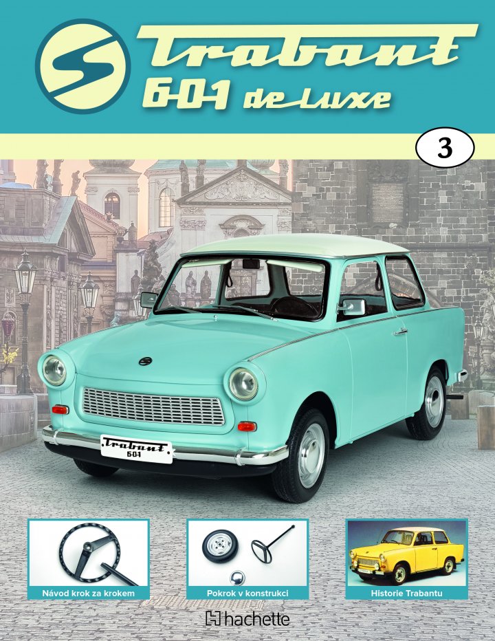 titulní strana časopisu TRABANT 601 de Luxe a jeho předplatné