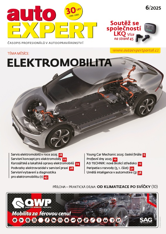 titulní strana časopisu AutoEXPERT a jeho předplatné