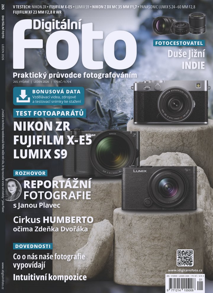 titulní strana časopisu Digitální foto a jeho předplatné