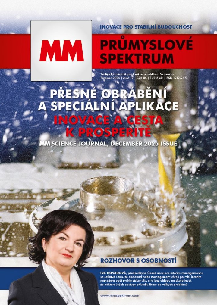 titulní strana časopisu MM Průmyslové spektrum a jeho předplatné