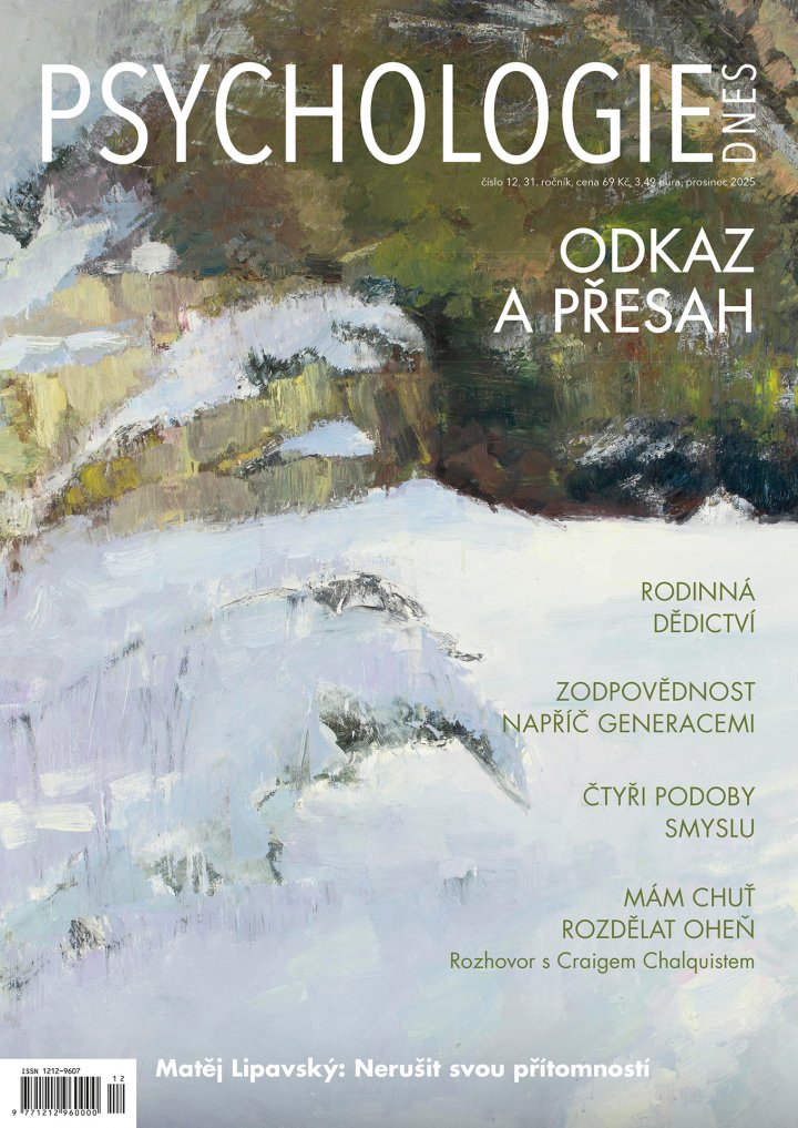 titulní strana časopisu Psychologie dnes a jeho předplatné