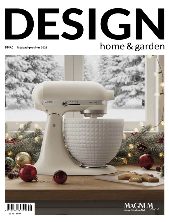 titulní strana časopisu Design Home & Garden a jeho předplatné