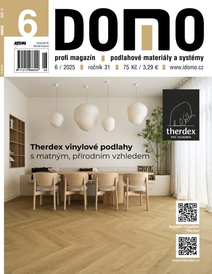 titulní strana časopisu DOMO a jeho předplatné