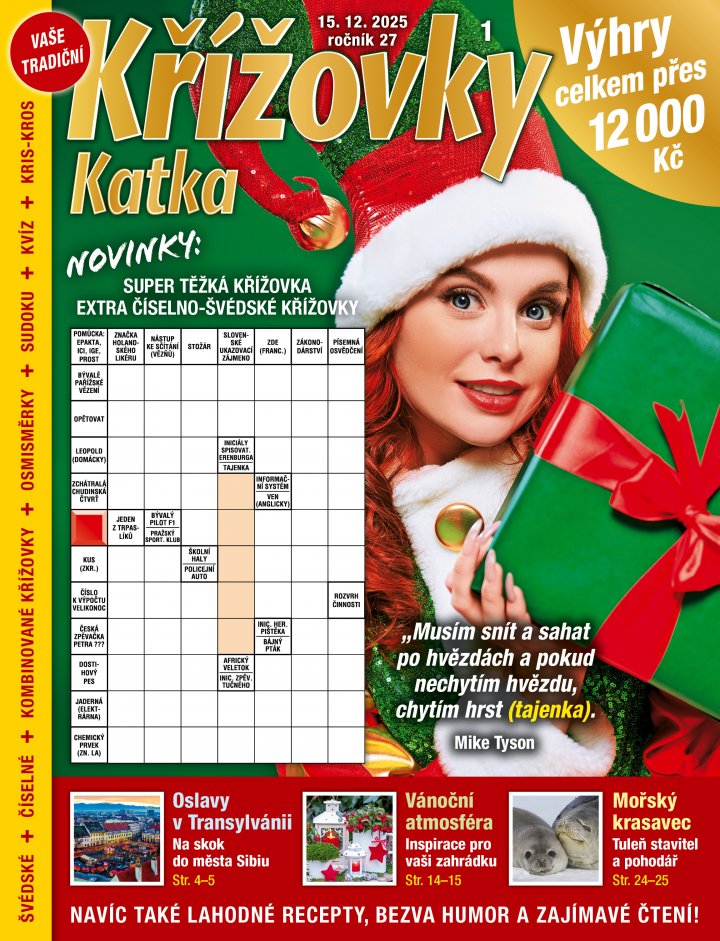 titulní strana časopisu Katka Křížovky a jeho předplatné