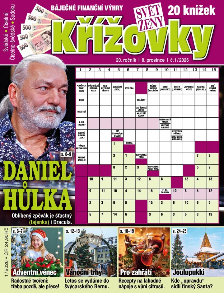 titulní strana časopisu Svět ženy Křížovky a jeho předplatné