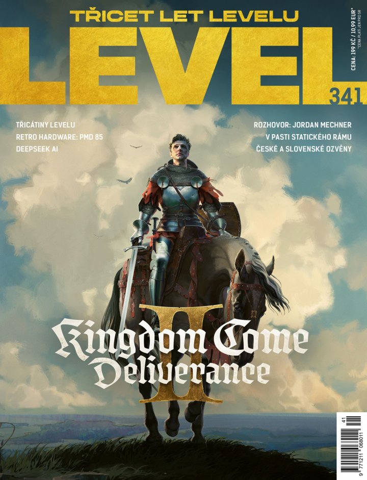 titulní strana časopisu Level a jeho předplatné
