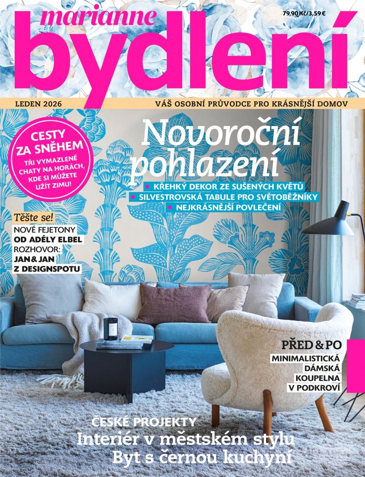 titulní strana časopisu Marianne Bydlení a jeho předplatné