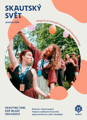 titulní strana časopisu Skautský svět a jeho předplatné