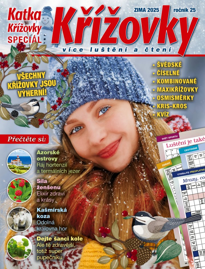 titulní strana časopisu Katka Křížovky speciál a jeho předplatné