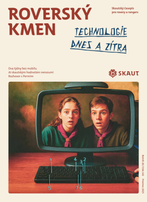 titulní strana časopisu Roverský kmen a jeho předplatné