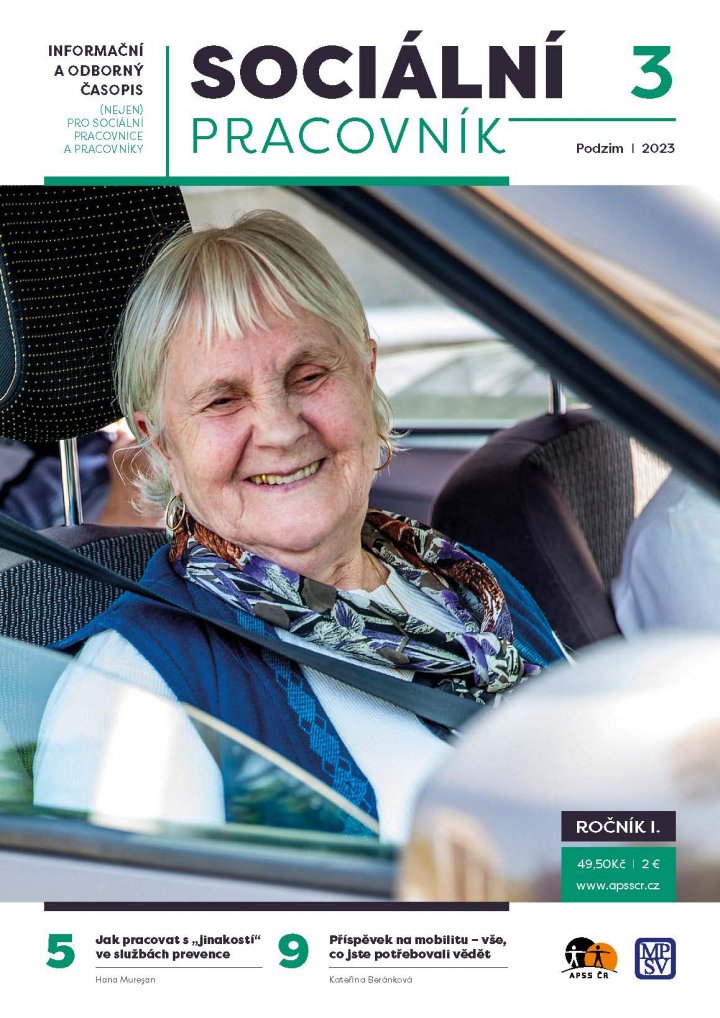 titulní strana časopisu Sociální pracovník a jeho předplatné
