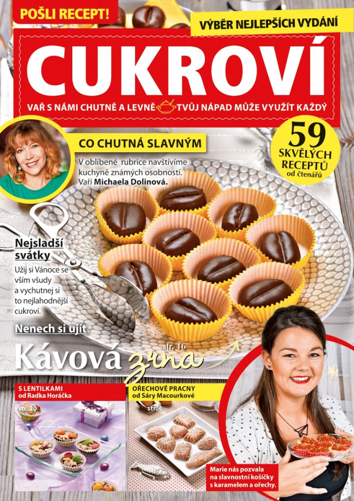 titulní strana časopisu Pošli recept speciál + Pošli recept a jeho předplatné