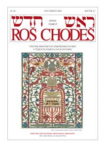 obálka časopisu Roš chodeš