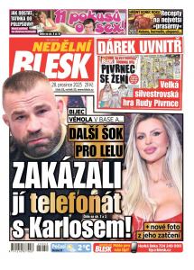 obálka časopisu NEDĚLNÍ BLESK