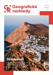 obálka časopisu Geografické rozhledy