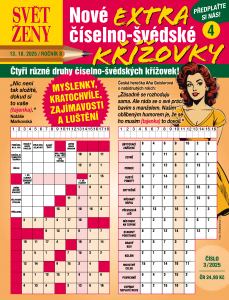 obálka časopisu Svět ženy Nové extra číselno-švédské křížovky