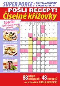 obálka časopisu Pošli recept Superporce číselné křížovky