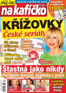 obálka časopisu Křížovky České seriály - Můj čas na kafíčko