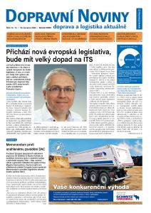 obálka časopisu Dopravní noviny