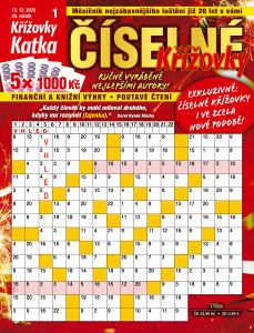 obálka časopisu Katka Číselné křížovky