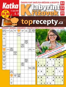 obálka časopisu Labyrint křížovek & Toprecepty