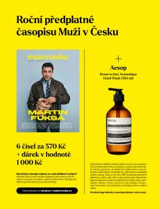 dárek k předplatnému časopisu Muži v Česku