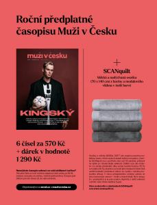 dárek k předplatnému časopisu Muži v Česku
