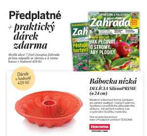 dárek k předplatnému časopisu Zahrada prima nápadů