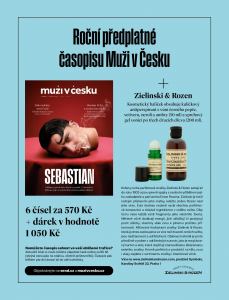 dárek k předplatnému časopisu Muži v Česku