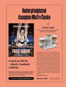 dárek k předplatnému časopisu Muži v Česku